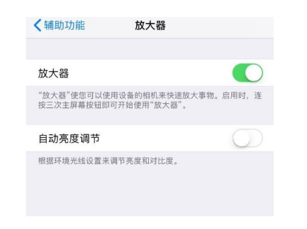 垦利苹果14服务店分享iPhone14辅助功能快捷键设置方法